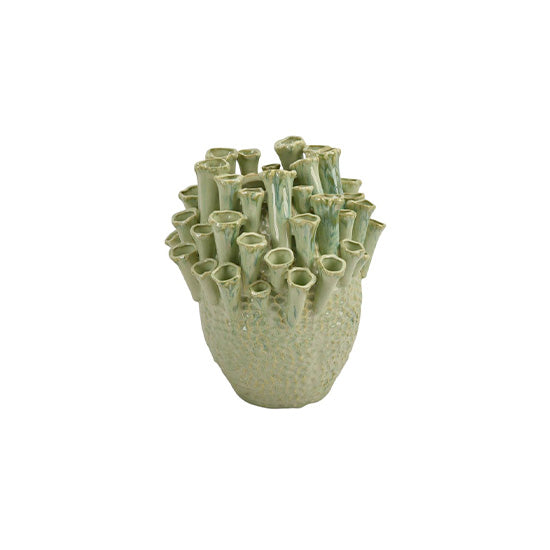 Green Ceramic Vase Chanterelle 270-610