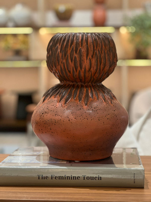 Orange Ceramic Vase Austin 270-629