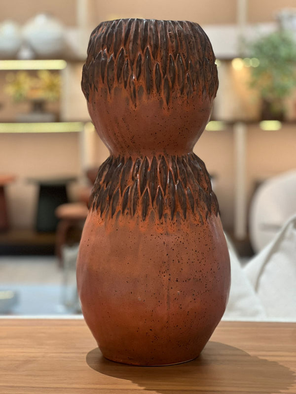 Orange Ceramic Vase Austin 270-630