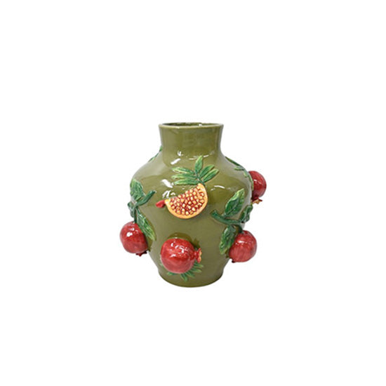 Green Ceramic Vase Grenade 270-709