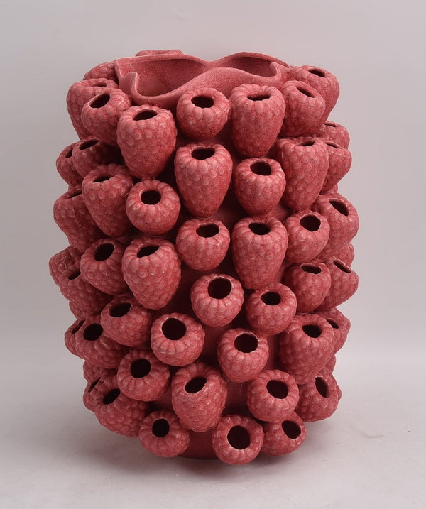 Pink Matt Ceramic Vase Raspberry 270-262