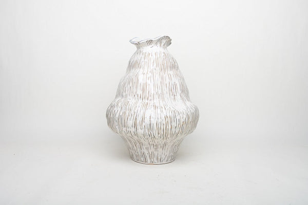 Vase White Off Ceramics Chiang Rai 275-102