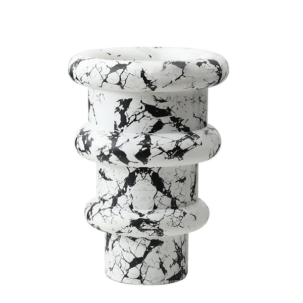 COUDING PATTERN VASE HIGH