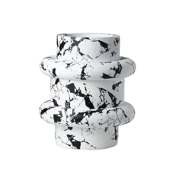 COUDING PATTERN VASE SHORT