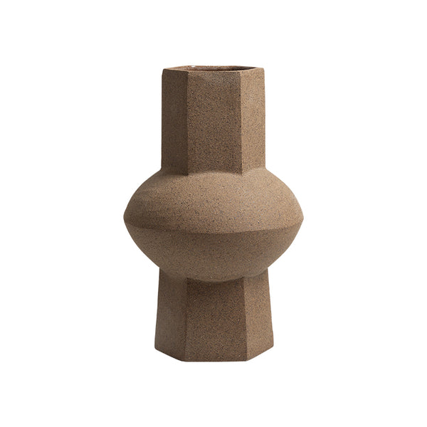 ROUND-BELLIED HEXAGONAL VASE A