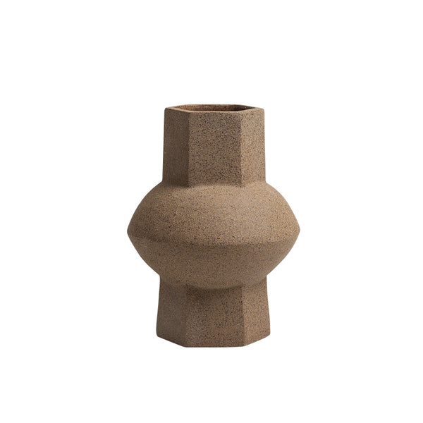 ROUND-BELLIED HEXAGONAL VASE B