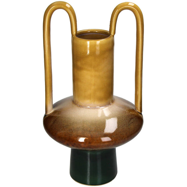 Vase Stoneware Yellow