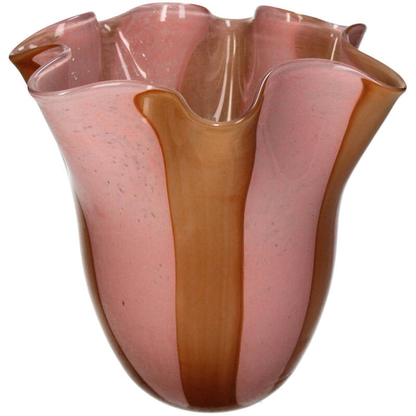 Vase Glass Peach