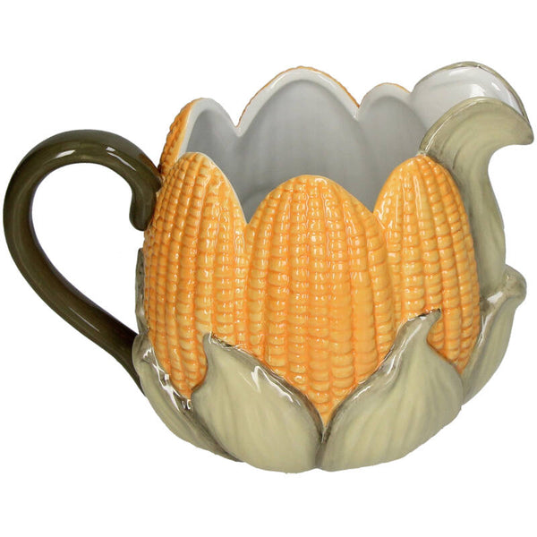 Vase Corn Stoneware Yellow