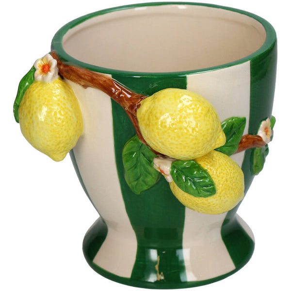 Planter Lemon Dolomite Green