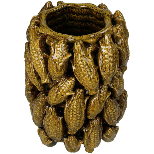 Planter Corn Fine Earthenware Yellow
