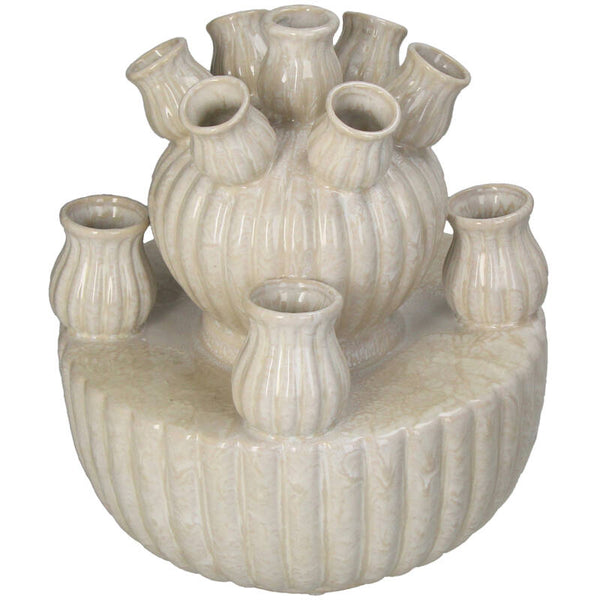 Vase Stoneware Ivory