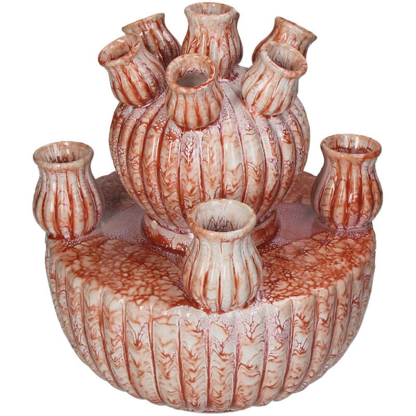 Vase Stoneware Orange