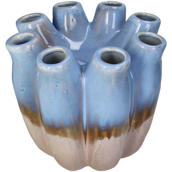 Vase Stoneware Blue