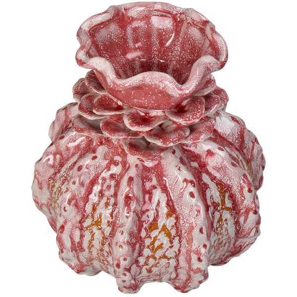 Vase Stoneware Pink KAL-6361