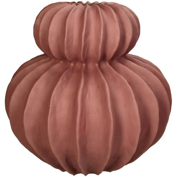 Vase Polyresin Mauve KAL-6998