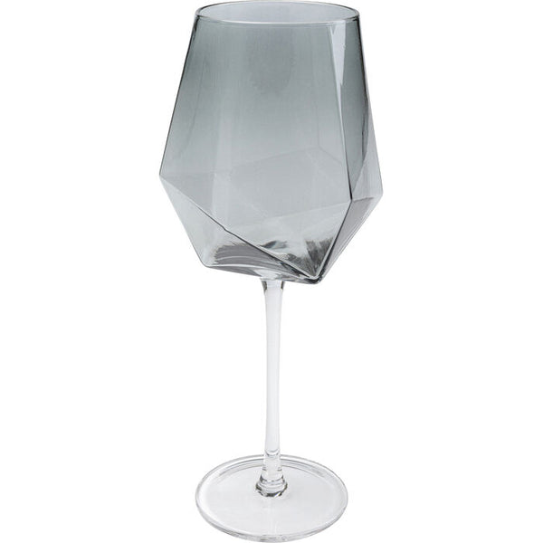 WHITE GLASS DIAMOND SMOKE
