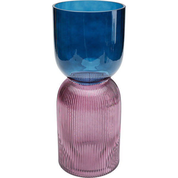 VASE MARVELOUS DUO BLUE