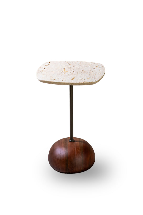 Mesa Lateral Goob Marmol Travertino