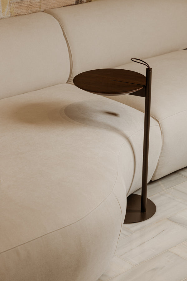 Mesa Lateral Rhodes Marrón MES.2541.0101