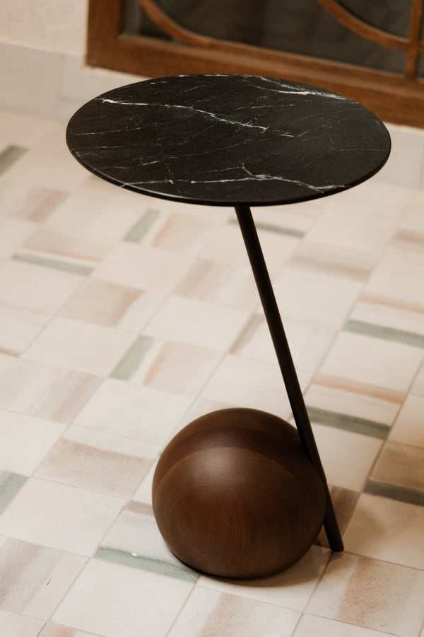 Mesa Lateral Domus Alpi Marrón MES.2561.0144