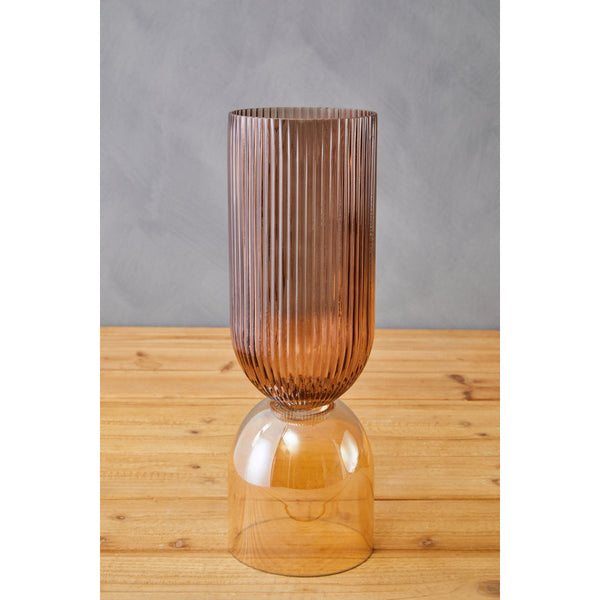 Vase Glass Orange