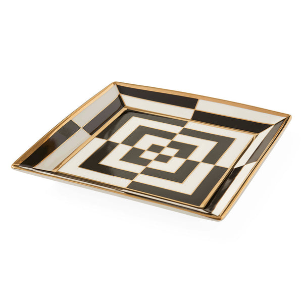 OP ART SQUARE TRAY